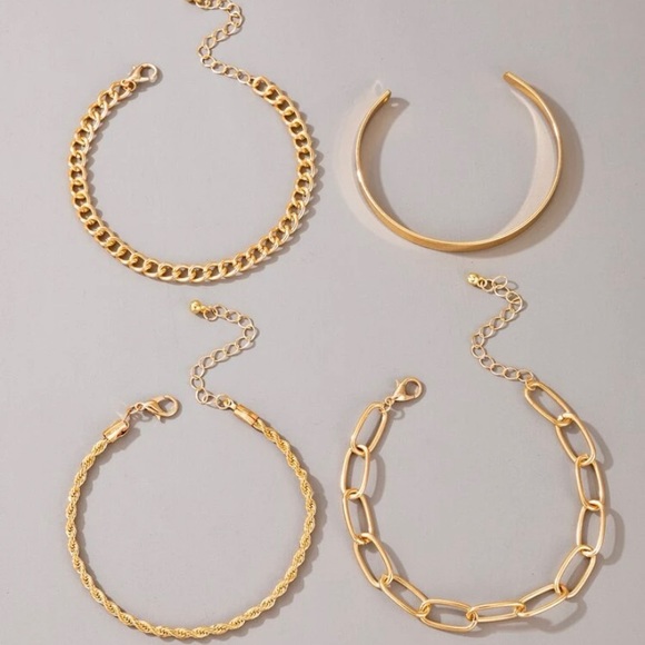 Golden Fantasy Chain Bracelets - Picture 2 of 4